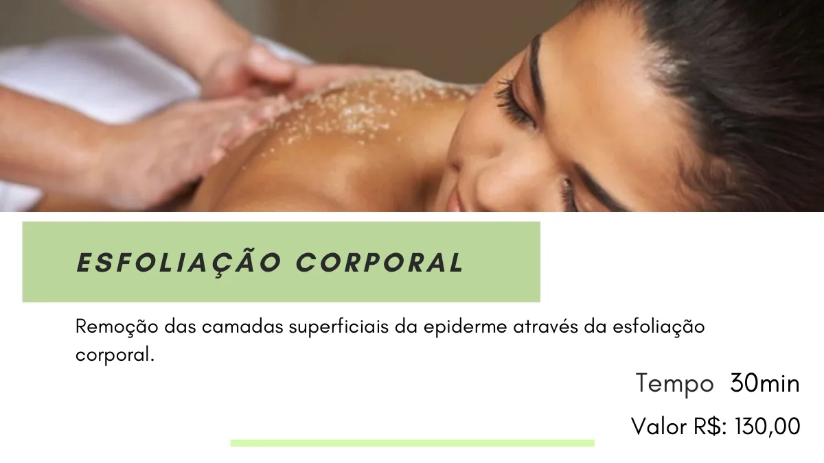 Esfoliação Corporal