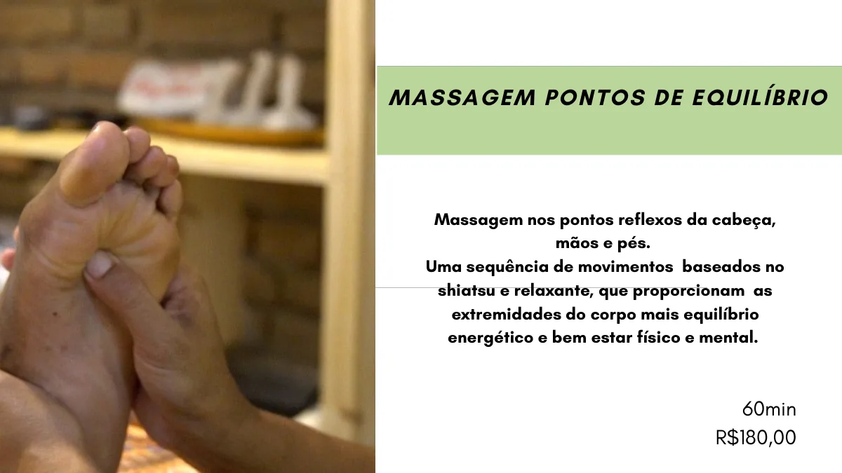 Massagem Pontos de Equilíbrio