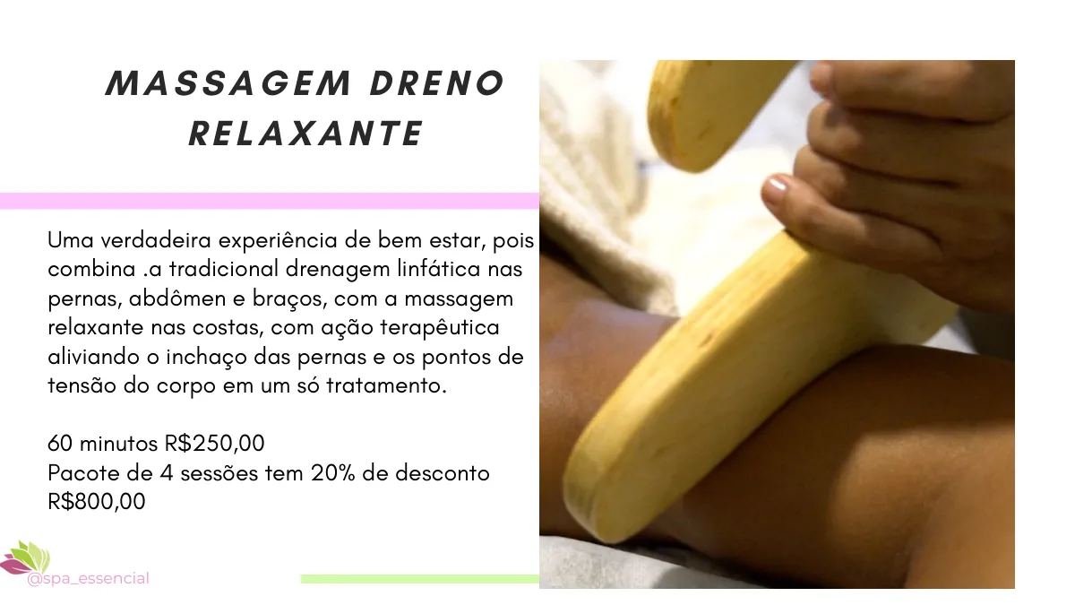 Massagem Dreno Relaxante