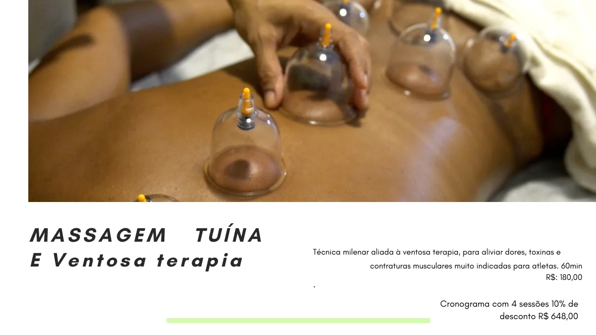 Massagem Tuína e Ventosaterapia