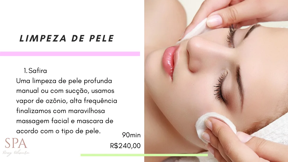 Limpeza de Pele Safira