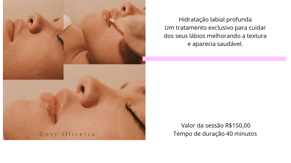 Hidratação Labial Profunda